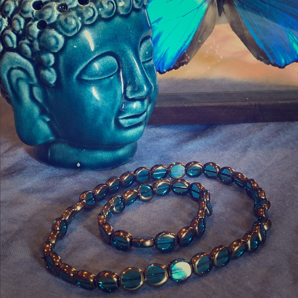 Turquoise Tranquility Choker/Bracelet Set